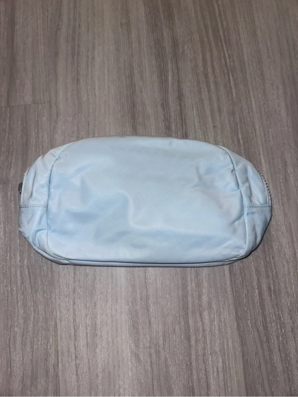 lululemon athletica Pale Blue Nylon Cosmetic Pouch